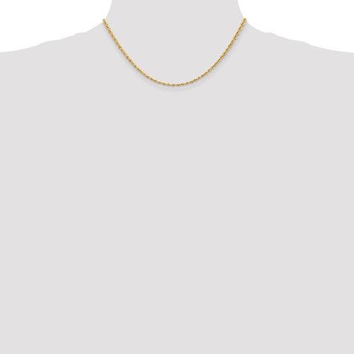 10k 2.75mm Diamond Cut Quadruple Rope Chain - Seattle Gold Grillz