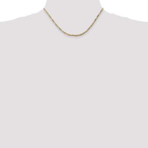 10k 2.75mm Flat Figaro Chain - Seattle Gold Grillz