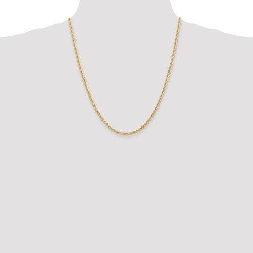 10k 3.0mm Diamond Cut Quadruple Rope Chain - Seattle Gold Grillz