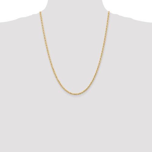 10k 3.0mm Diamond Cut Quadruple Rope Chain - Seattle Gold Grillz