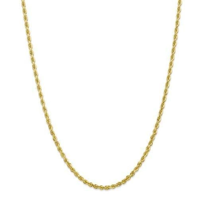 10k 3.35mm Diamond Cut Quadruple Rope Chain - Seattle Gold Grillz