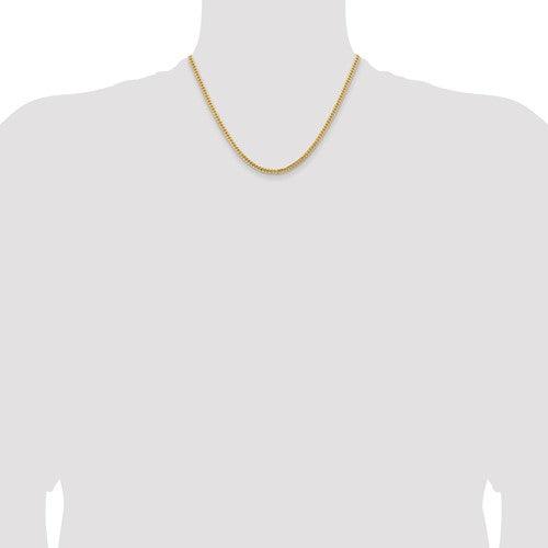 10k 3.5mm Solid Miami Cuban Chain - Seattle Gold Grillz