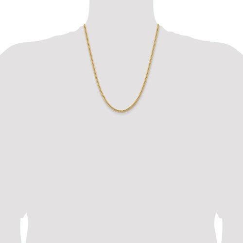 10k 3.5mm Solid Miami Cuban Chain - Seattle Gold Grillz