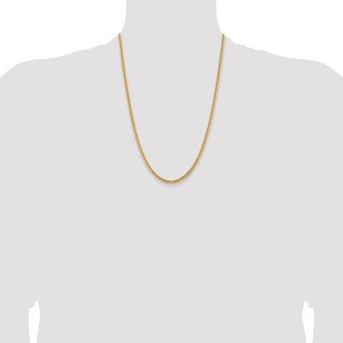 10k 3.5mm Solid Miami Cuban Chain - Seattle Gold Grillz