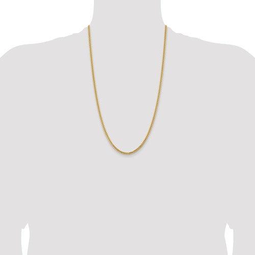 10k 3.5mm Solid Miami Cuban Chain - Seattle Gold Grillz