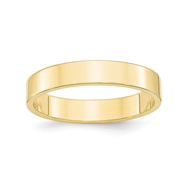 10K 4mm Lightweight Flat Band - Seattle Gold Grillz