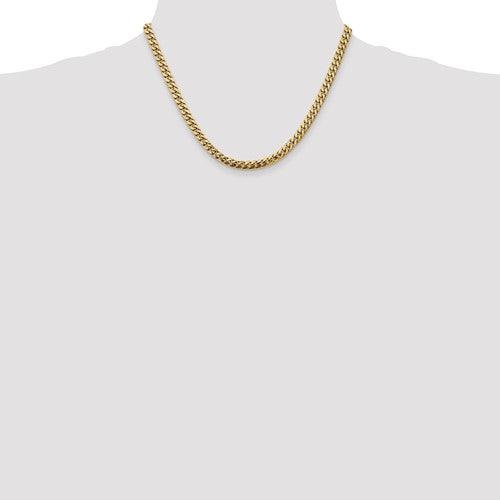 10K 5mm Solid Miami Cuban Chain - Seattle Gold Grillz