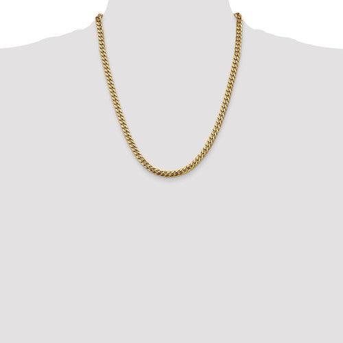 10K 5mm Solid Miami Cuban Chain - Seattle Gold Grillz