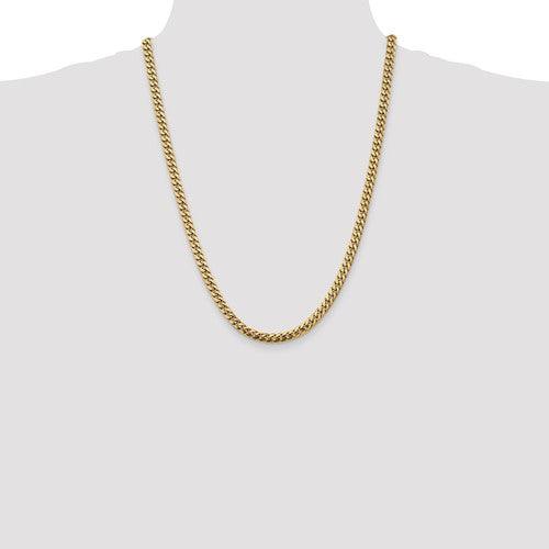 10K 5mm Solid Miami Cuban Chain - Seattle Gold Grillz