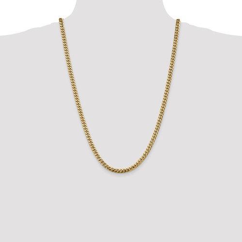 10K 5mm Solid Miami Cuban Chain - Seattle Gold Grillz