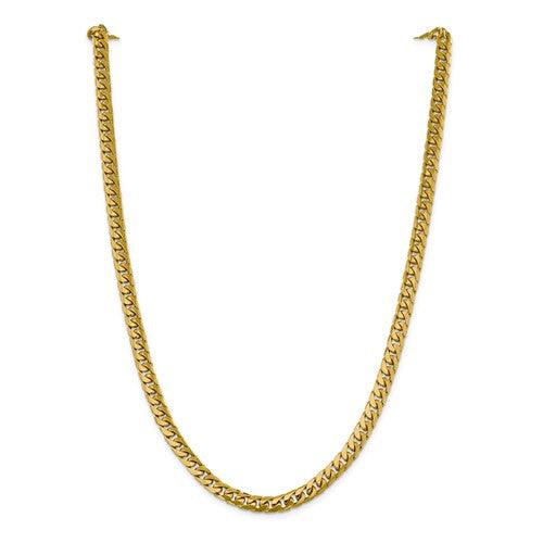 10k 6.25mm Solid Miami Cuban Link Chain - Seattle Gold Grillz