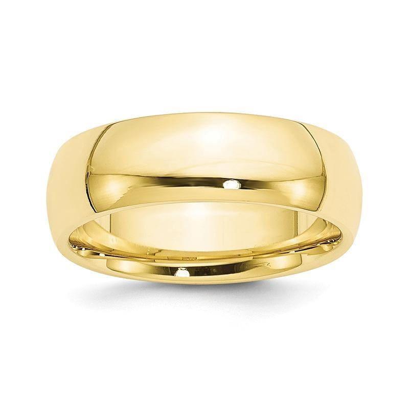 10K 7mm Standard Comfort Fit Band - Seattle Gold Grillz