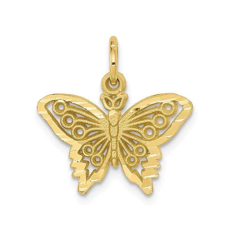 10k Butterfly Charm - Seattle Gold Grillz