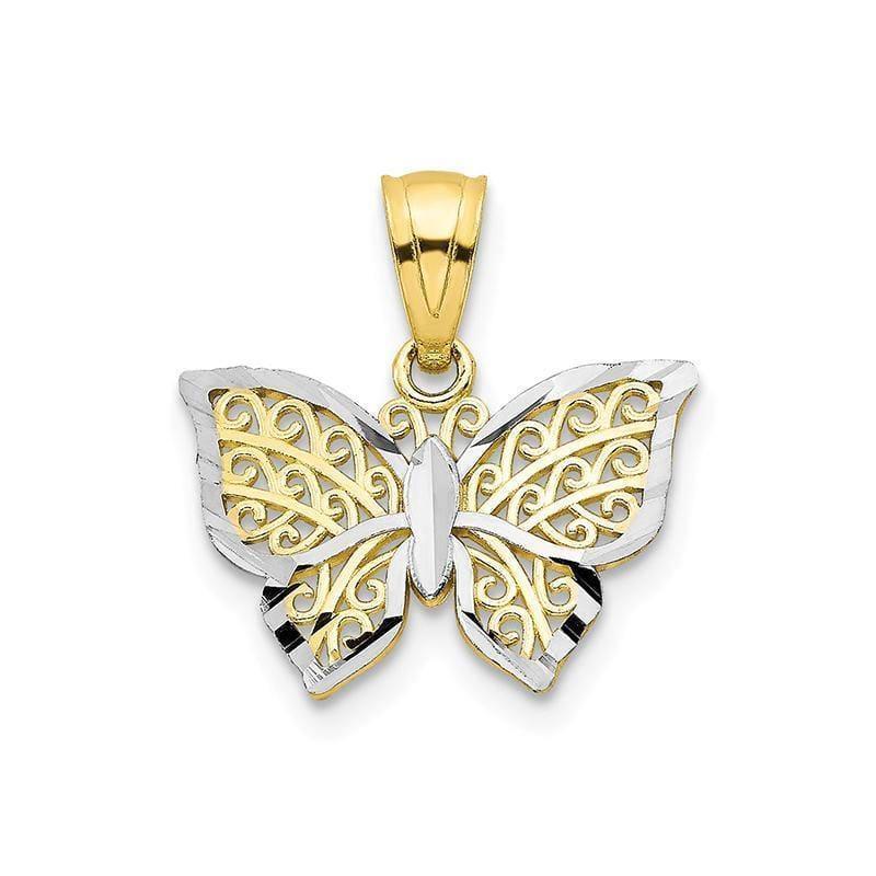 10k Butterfly Charm - Seattle Gold Grillz