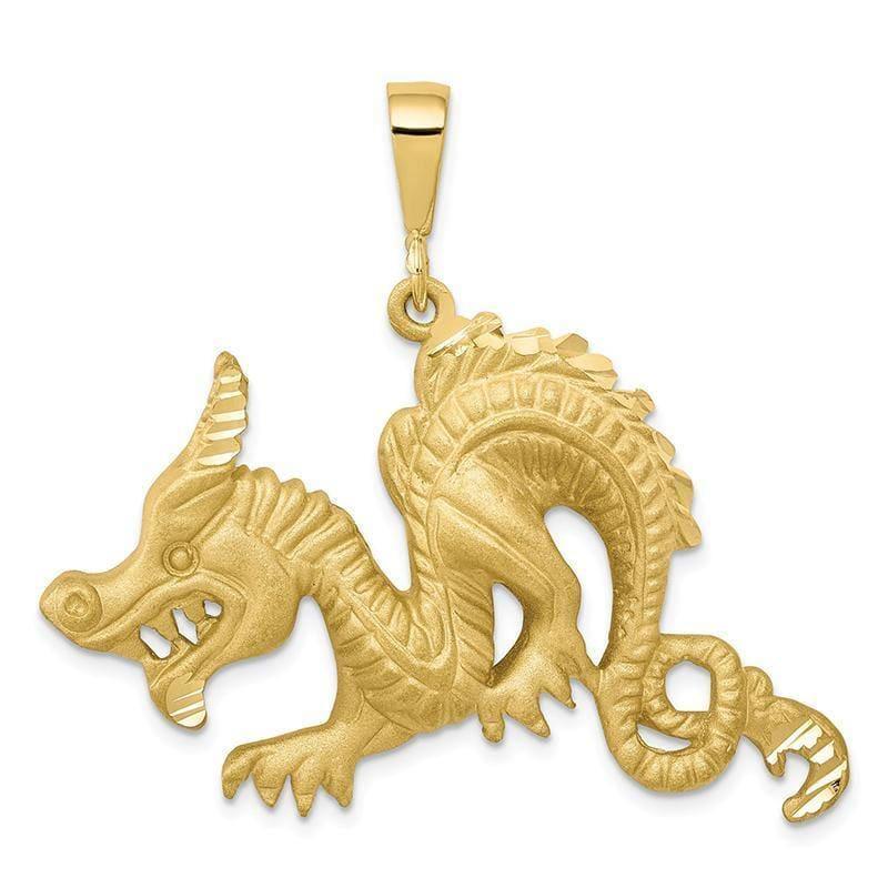 10k Dragon Charm - Seattle Gold Grillz