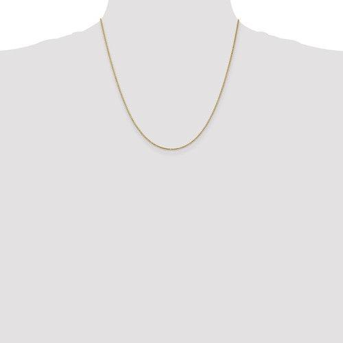 10k Gold 1.10mm Box Chain - Seattle Gold Grillz