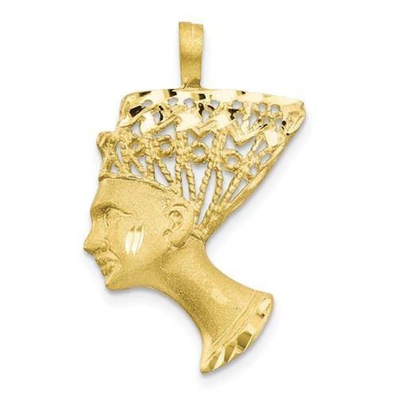 10K Nefertiti Pendant - Seattle Gold Grillz