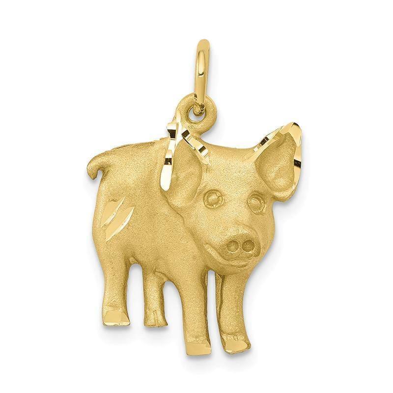 10k Pig Charm - Seattle Gold Grillz
