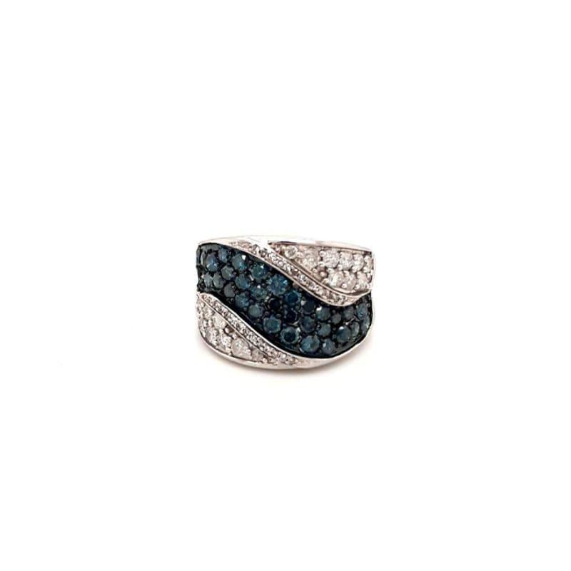 10k White Gold Multi-Diamond Ring - Seattle Gold Grillz