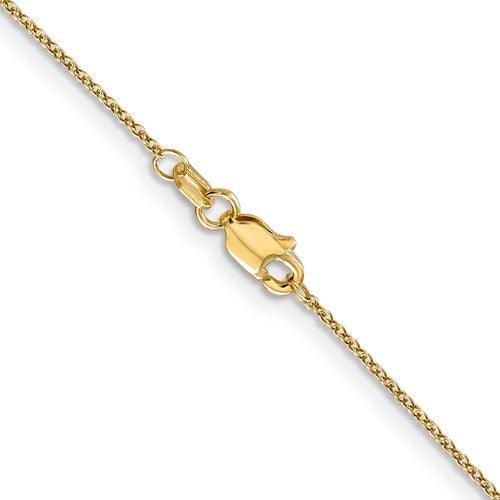 10k Yellow Gold 0.9mm Cable Chain - Seattle Gold Grillz