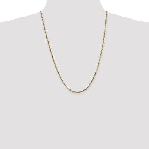 10k Yellow Gold 1.5mm Franco Chain - Seattle Gold Grillz