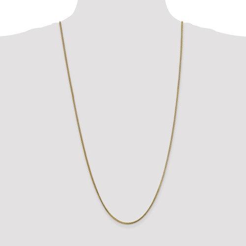 10k Yellow Gold 1.5mm Franco Chain - Seattle Gold Grillz