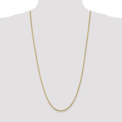 10k Yellow Gold 2.0mm Franco Chain - Seattle Gold Grillz