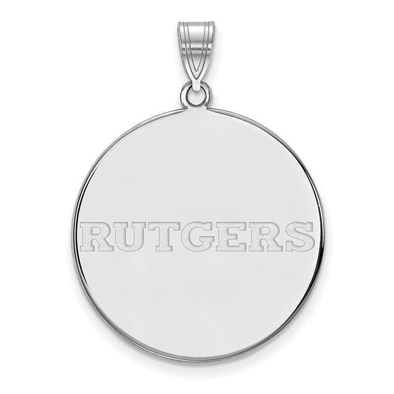 10kw LogoArt Rutgers XL Disc Pendant - Seattle Gold Grillz