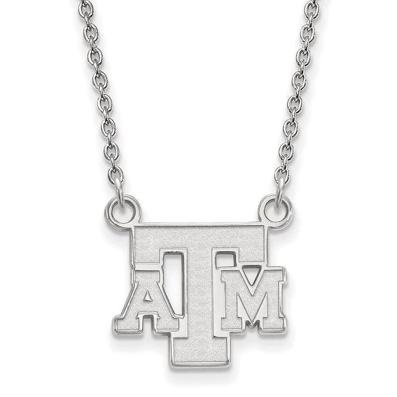 10kw LogoArt Texas A&M University Small Pendant w-Necklace - Seattle Gold Grillz