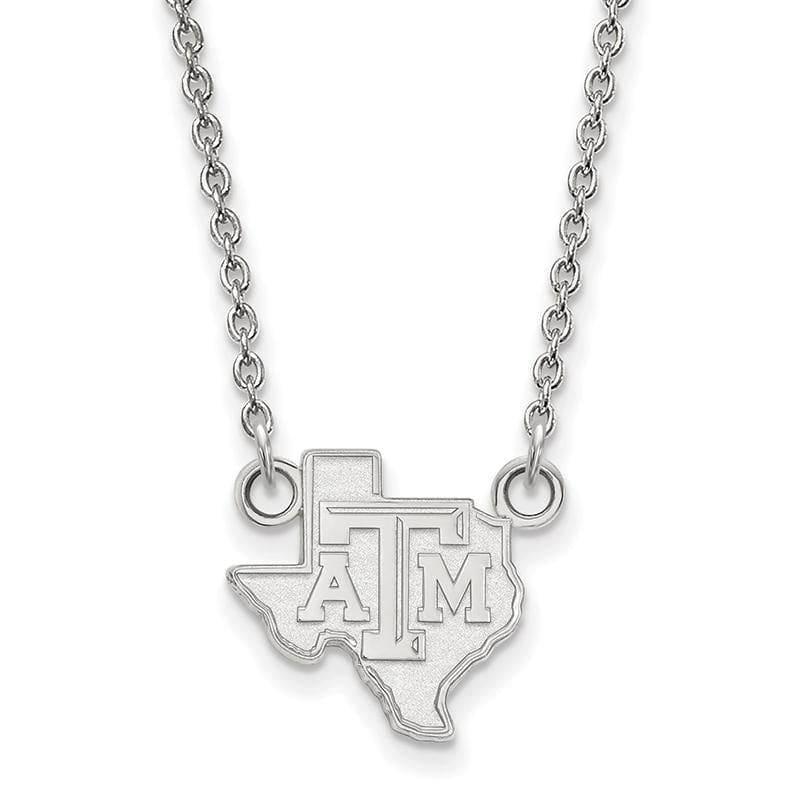 10kw LogoArt Texas A&M University Small Pendant w-Necklace - Seattle Gold Grillz