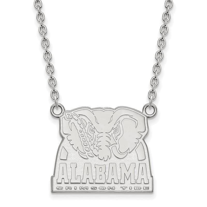 10kw LogoArt University of Alabama Large Pendant w-Necklace - Seattle Gold Grillz