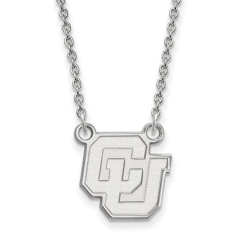 10kw LogoArt University of Colorado Small Pendant w-Necklace - Seattle Gold Grillz