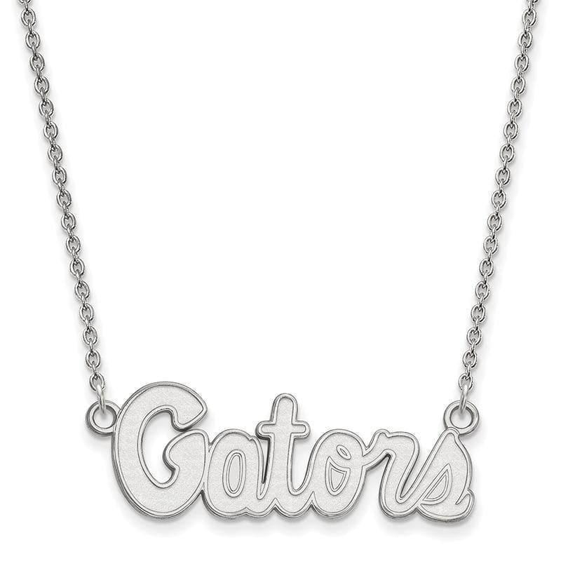 10kw LogoArt University of Florida Small Pendant w-Necklace - Seattle Gold Grillz