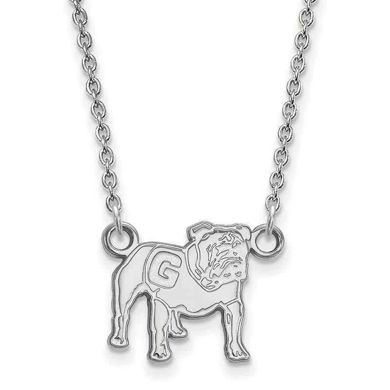 10kw LogoArt University of Georgia Small Pendant w-Necklace - Seattle Gold Grillz