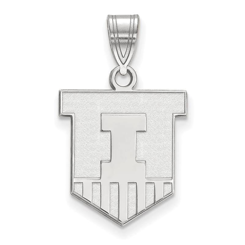 10kw LogoArt University of Illinois Medium Pendant - Seattle Gold Grillz