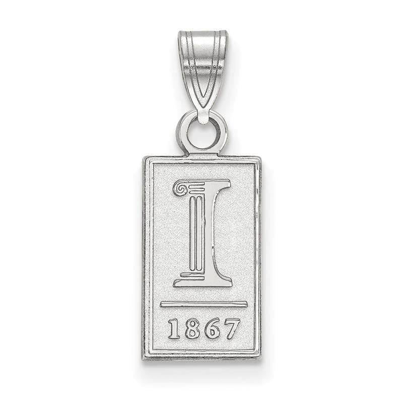 10kw LogoArt University of Illinois Small Pendant - Seattle Gold Grillz