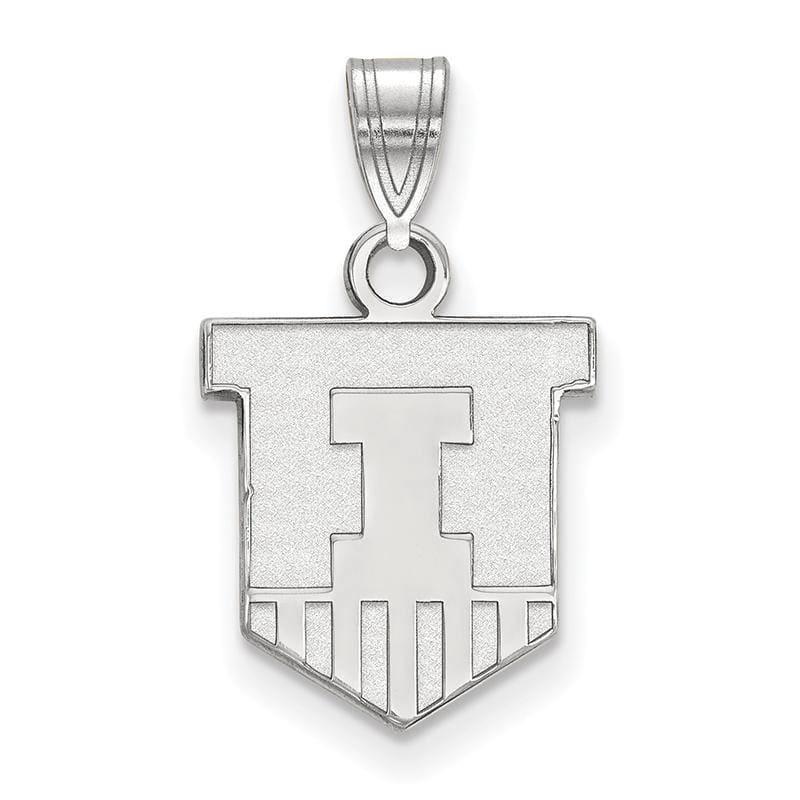 10kw LogoArt University of Illinois Small Pendant - Seattle Gold Grillz