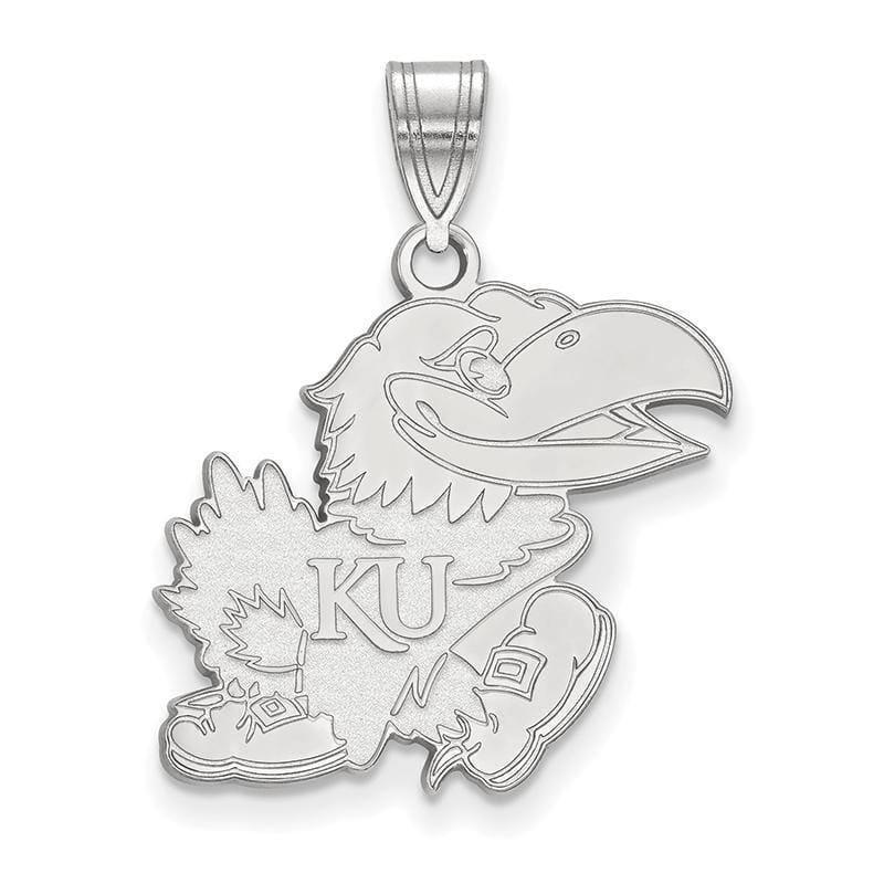 10kw LogoArt University of Kansas Large Pendant - Seattle Gold Grillz