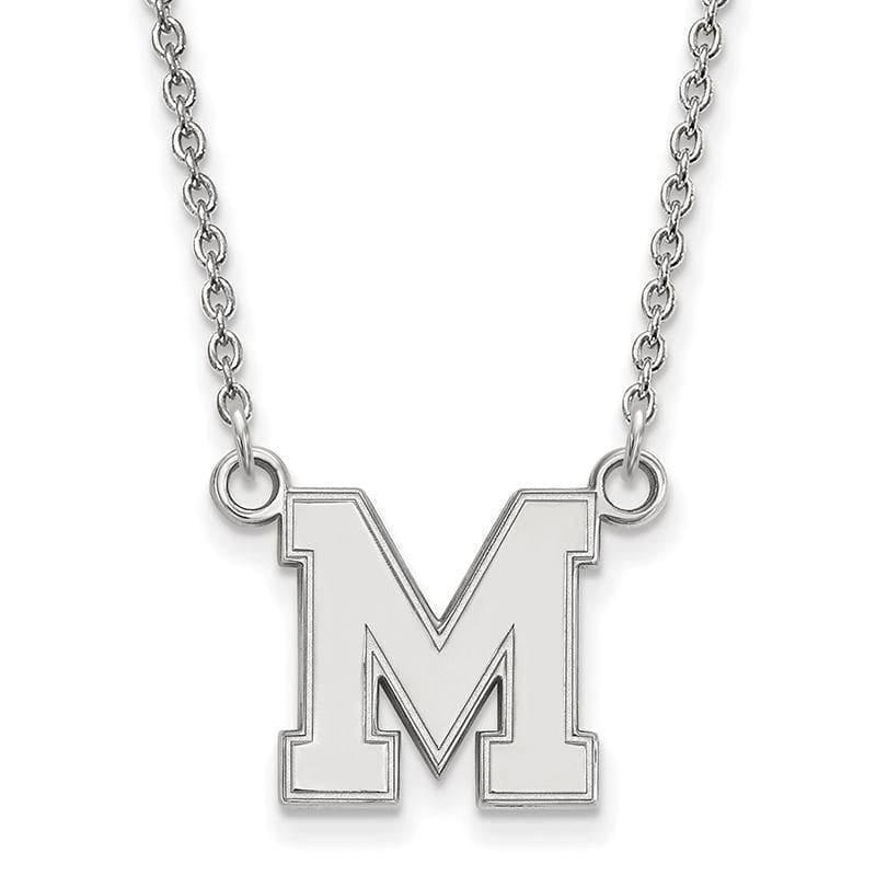 10kw LogoArt University of Memphis Small Pendant w-Necklace - Seattle Gold Grillz