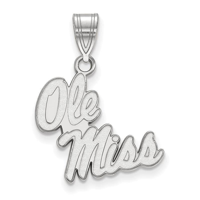 10kw LogoArt University of Mississippi Medium Pendant - Seattle Gold Grillz