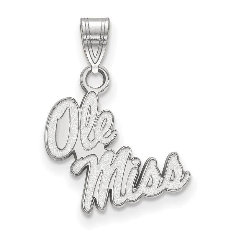 10kw LogoArt University of Mississippi Small Pendant - Seattle Gold Grillz