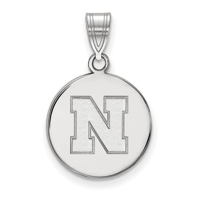 10kw LogoArt University of Nebraska Medium Disc Pendant - Seattle Gold Grillz