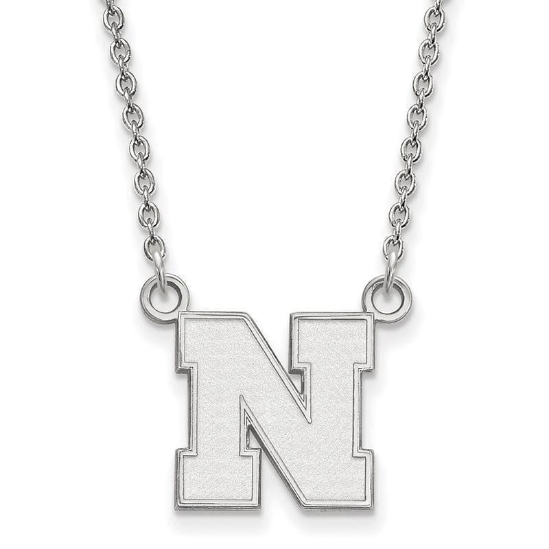 10kw LogoArt University of Nebraska Small Pendant w-Necklace - Seattle Gold Grillz