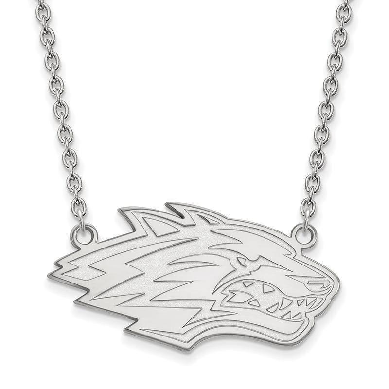 10kw LogoArt University of New Mexico Large Pendant w-Necklace - Seattle Gold Grillz