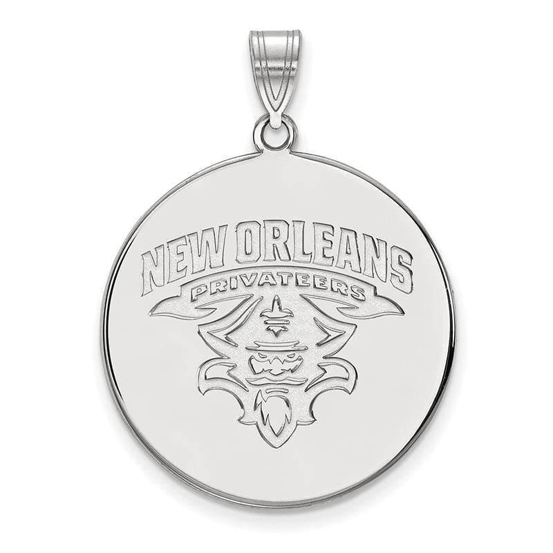 10kw LogoArt University of New Orleans XL Disc Pendant - Seattle Gold Grillz