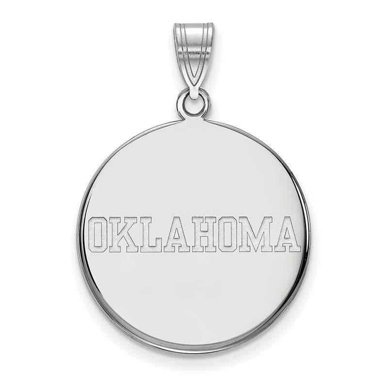 10kw LogoArt University of Oklahoma Large Disc Pendant - Seattle Gold Grillz