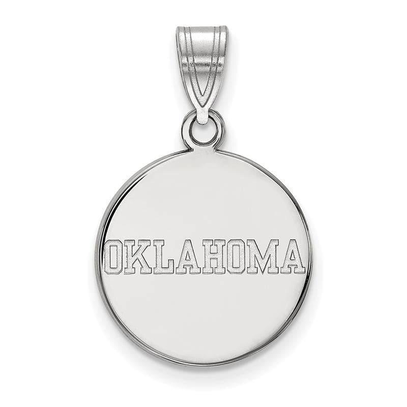 10kw LogoArt University of Oklahoma Medium Disc Pendant - Seattle Gold Grillz