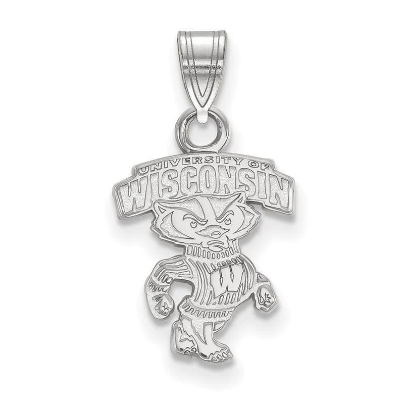 10kw LogoArt University of Wisconsin Small Pendant - Seattle Gold Grillz