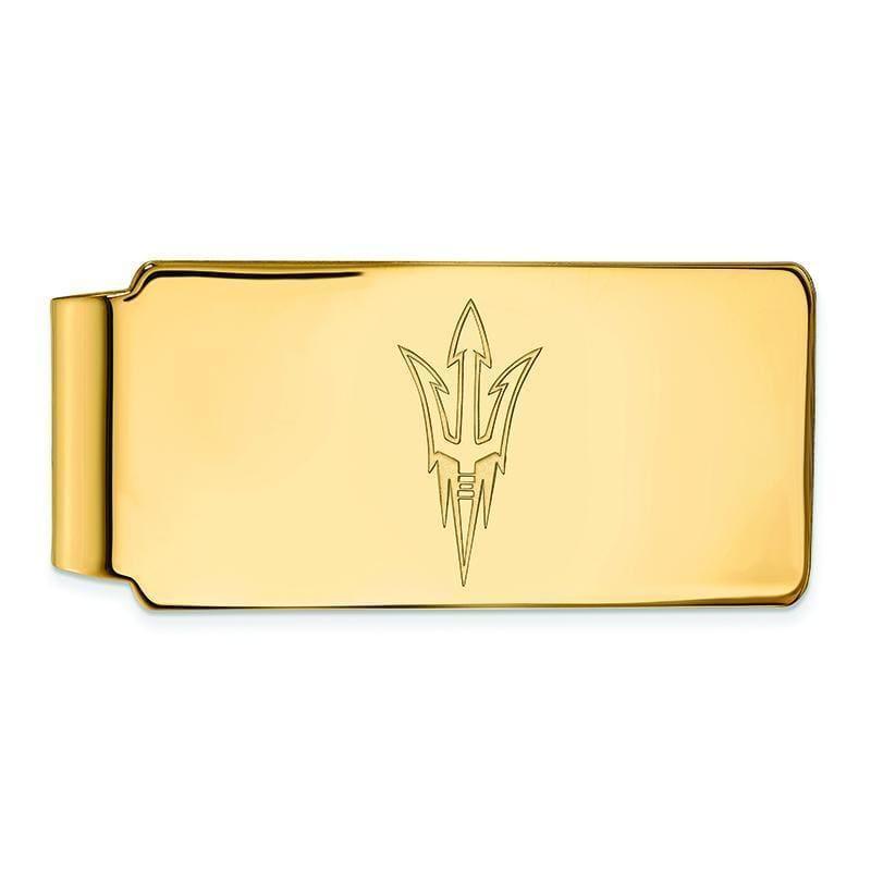 10ky LogoArt Arizona State University Money Clip - Seattle Gold Grillz