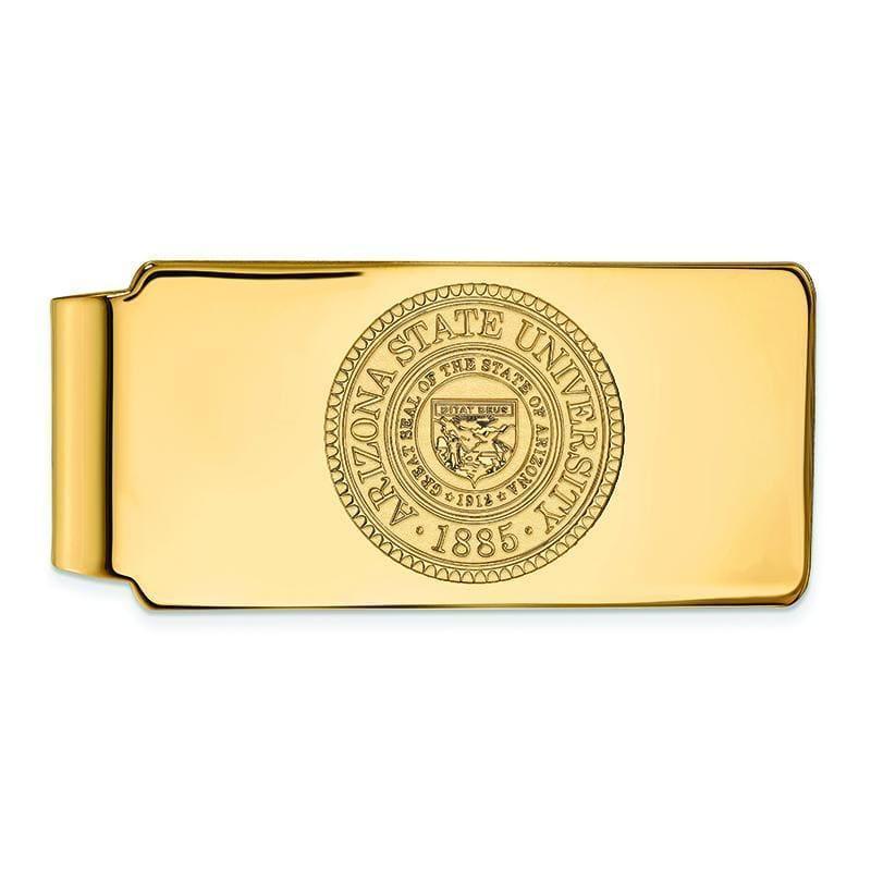 10ky LogoArt Arizona State University Money Clip Crest - Seattle Gold Grillz